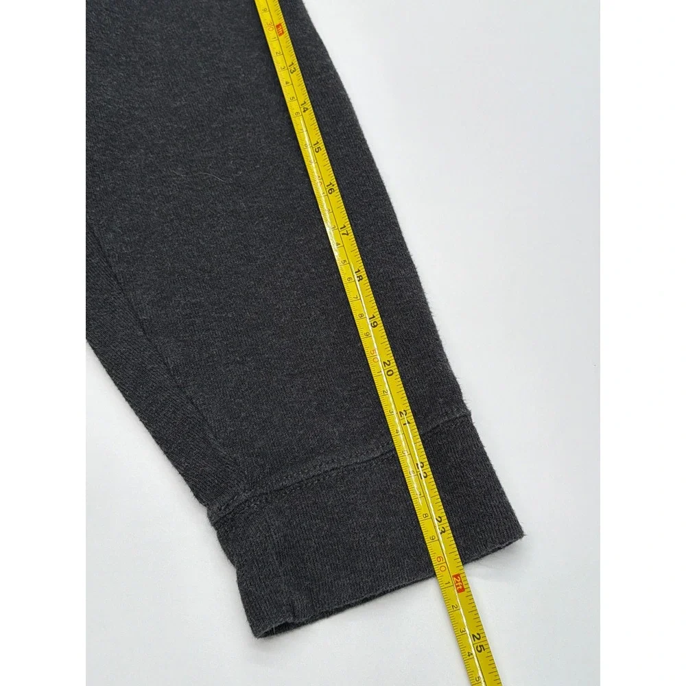 Polo Ralph Lauren Mens XL‎ Estate Rib Quarter Zip Pullover Charcoal Gray Cotton
